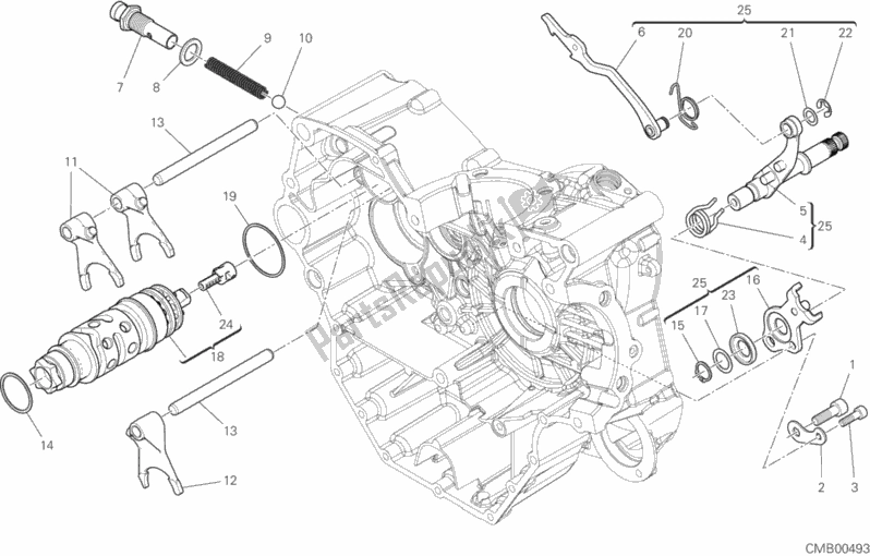 Todas las partes para Shift Cam - Horquilla de Ducati Monster 821 USA 2019